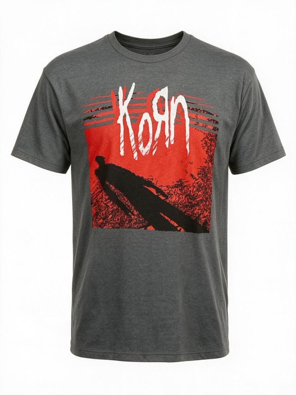 KORN Short Sleeve Graphic Band Tee Size Large
